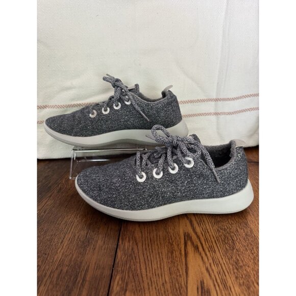 Allbirds Natural Gray w/ Light Gray Sole Wool Runners, Women's 7 - Picture 1 of 8
